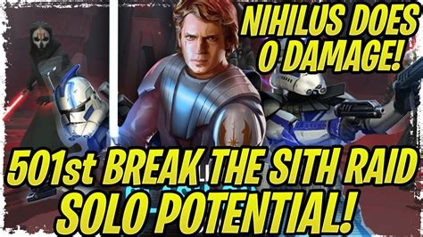 nihilus swgoh|501st Break the Sith Raid! Nihilus Can't Hurt General  .